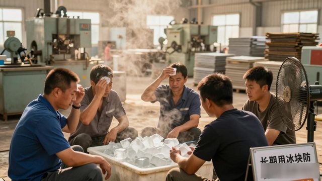 工厂高温环境降温方案_泉州车间防暑降温冰块_车间防暑降温冰块使用方法
